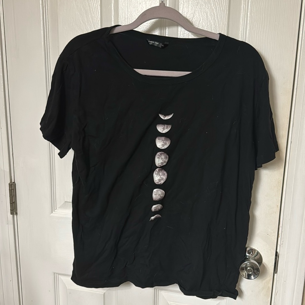 SHEIN curve 1xl moon phases shirt